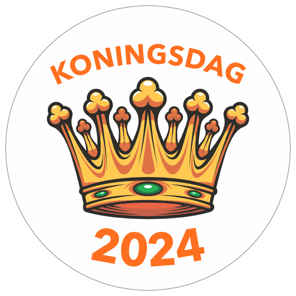 Koningsdag Sticker 2024