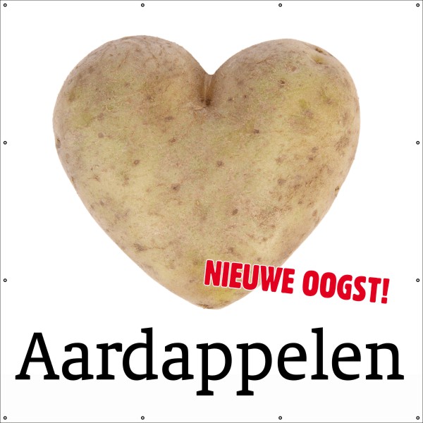 Aardappelen Nieuwe Oogst Spandoek