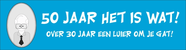 Blauw Abraham spandoek