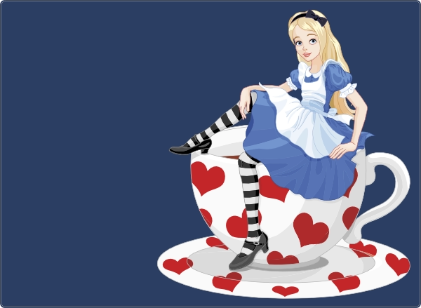 Alice laptop sticker 17 inch