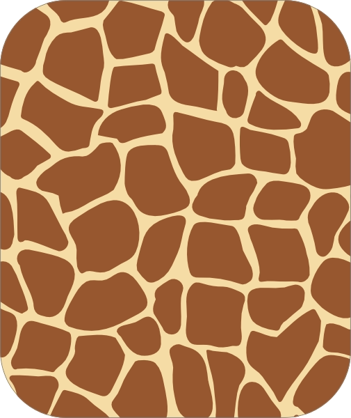 Autodak sticker giraffe