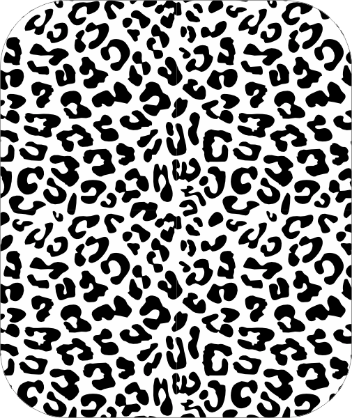 Autodak sticker luipaard