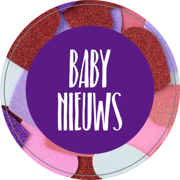 Baby nieuws sticker