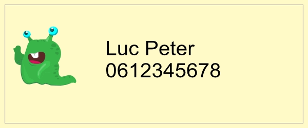 Back to school naam sticker