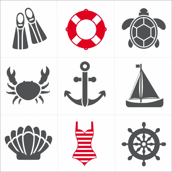 Badkamertegel stickers