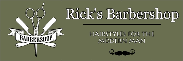 Barbershop spandoek