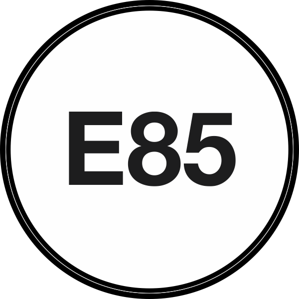 Benzine E85 sticker