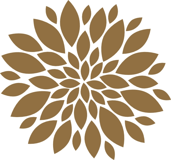 Bloemblaadjes sticker