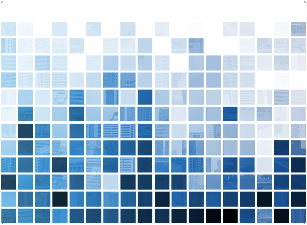 Blokjes laptop sticker 17 inch