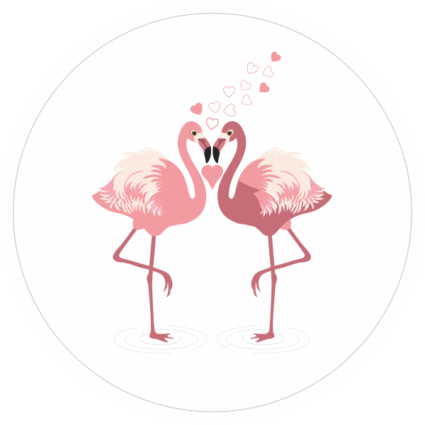 Flamingo sluitzegel