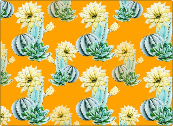 Cactuspatroon Laptop Sticker 17 inch