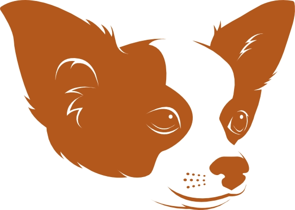 Chihuahua muursticker