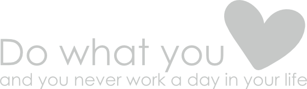 Do what you love muursticker