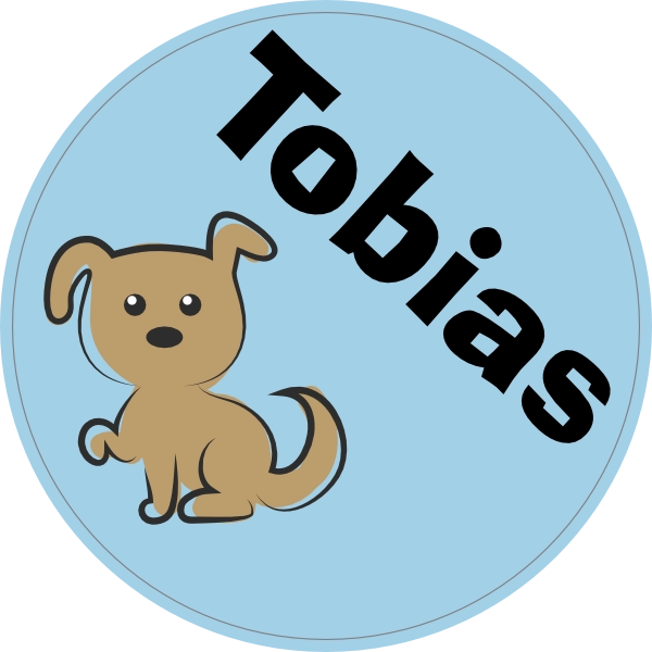 Naamsticker doopsuiker Hondje