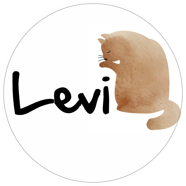 Geboortesticker katje