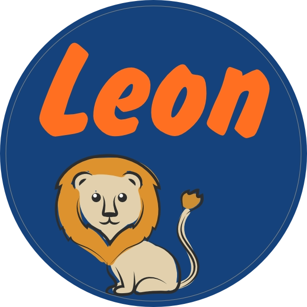 Naamsticker doopsuiker Leeuwtje