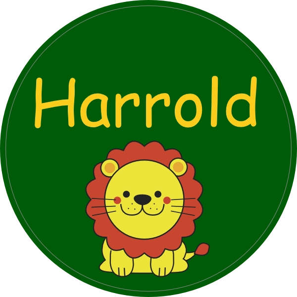 Naamsticker doopsuiker Leeuwtje