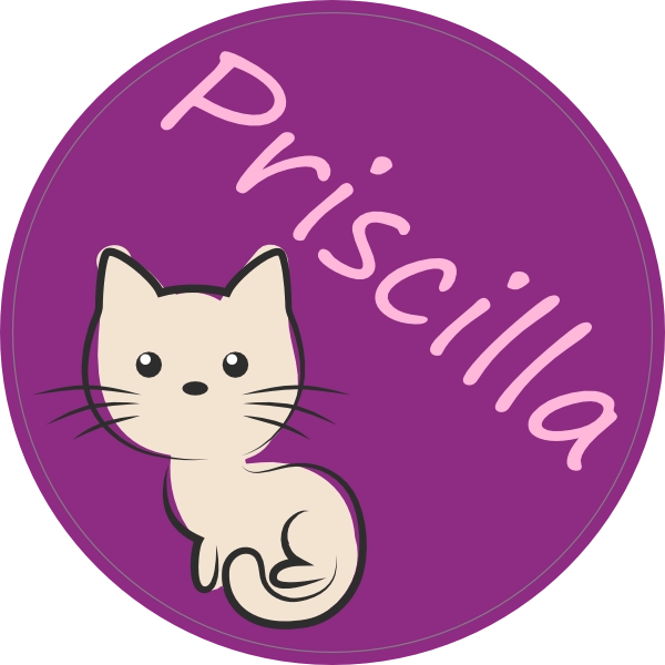 Naamsticker doopsuiker Katje Paars