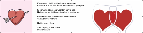 Een eenvoudig Valentijnsdoekje