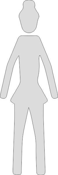 Familie sticker vrouw