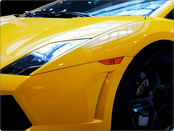 Fast Car Laptop Sticker 15 inch