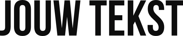 Fietsframe sticker eigen tekst zwart