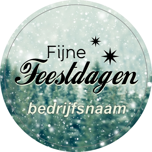 Fijne feestdagen doming groen