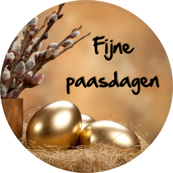 Fijne paasdagen sticker