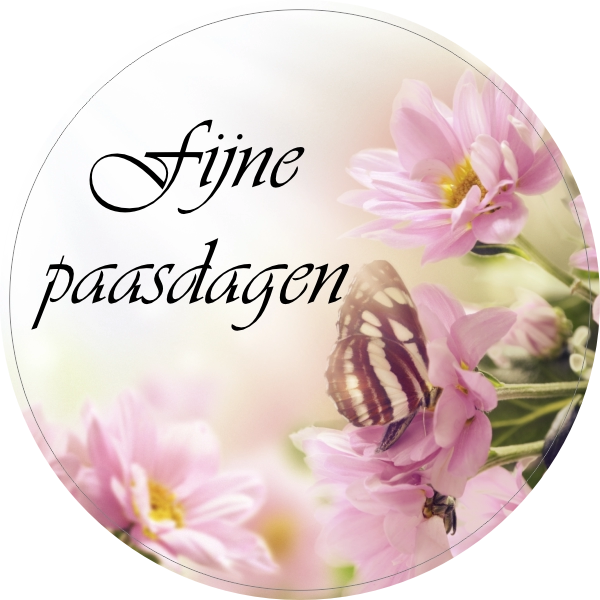 Fijne paasdagen sticker