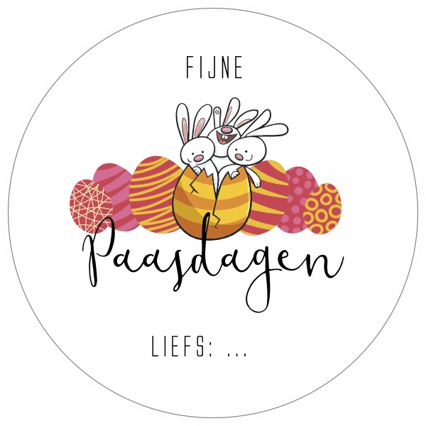 Fijne Paasdagen sticker