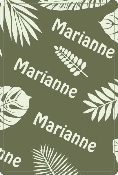 Fleece deken jungle patroon