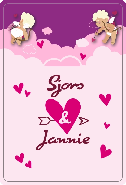 Fleece deken Valentijn