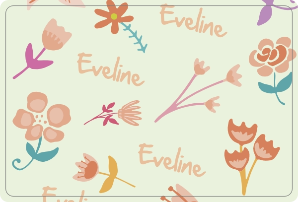 Fleece deken zachte bloemen