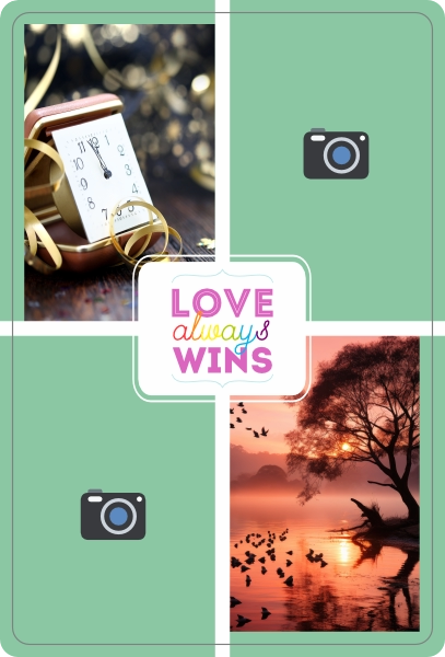 Foto Collage Fleecedeken