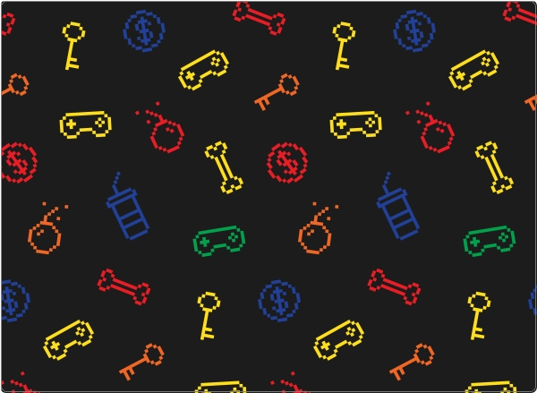 Games Retro Laptop Sticker 17 inch