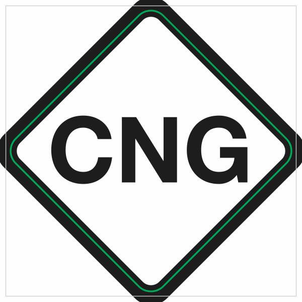 Gas CNG sticker
