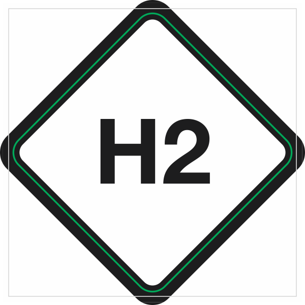 Gas H2 sticker