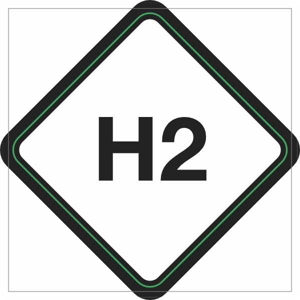 Gas H2 sticker