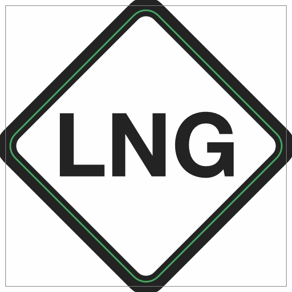 Gas LNG sticker
