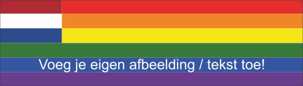 Gaypride Nederland spandoek