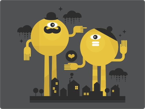 Gele reuzen laptop sticker 15 inch