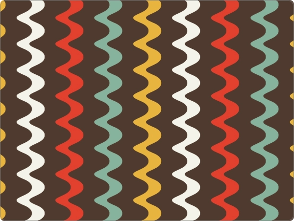 Geometric Chocolate laptop sticker 15 inch