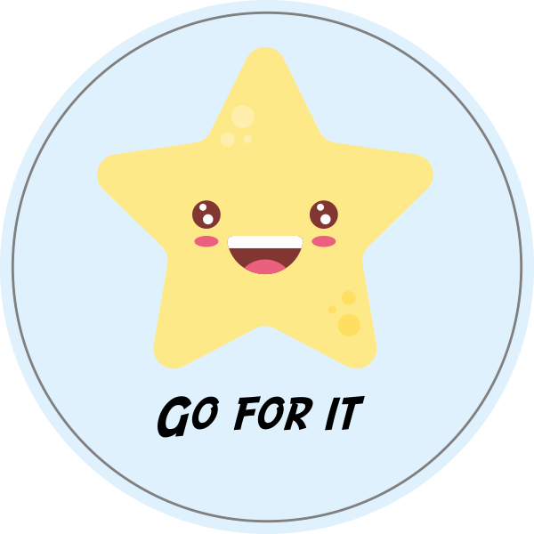 Go for it sticker