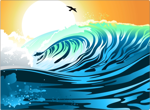 Golf Illustratie laptop sticker 17 inch