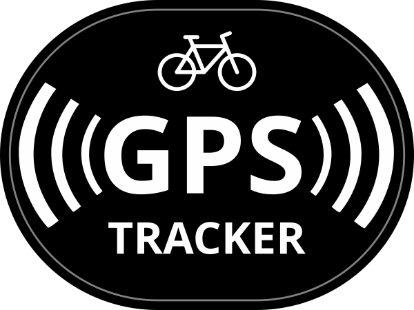 GPS tracker sticker zwart zilver