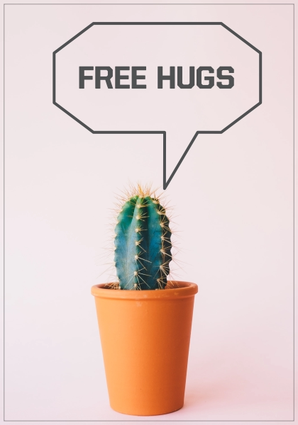 Gratis knuffel sticker