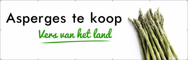 Groene asperges te koop