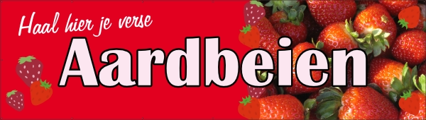Haal hier je verse aardbeien