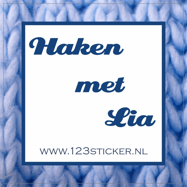 Haken sticker