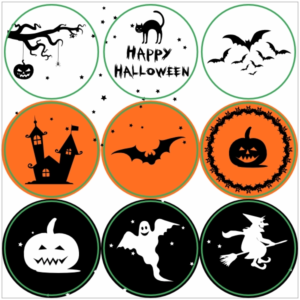 Halloween stickervel
